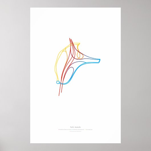 Choreografie des Austauschs: Perth, Australien 2 Poster (Vorne)