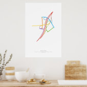 Choreografie des Austauschs: Skärholmen, Schweden Poster (Küche)