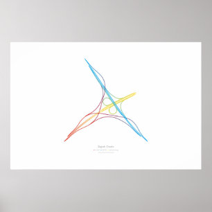 Choreografie des Austauschs: Zagreb, Kroatien Poster