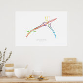 Choreografie des Datenaustauschs: Shrepport, LA, U Poster (Küche)