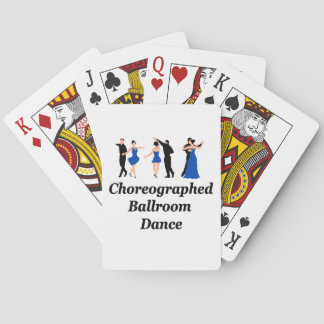 Choreografierte Standardtanz-Spielkarten Spielkarten