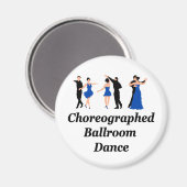 Choreografierter Ballsaal-Magnet Magnet (Vorderseite/Rückseite)