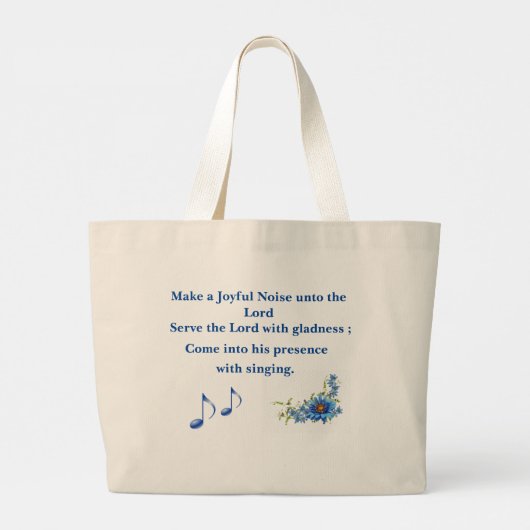 Choreografietasche Jumbo Stoffbeutel (Rückseite)