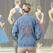 Choreografin's Count 5678 Tanztypografie Jeansjacke