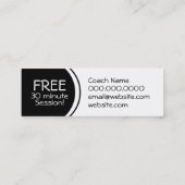 Choreografische Visitenkarte (Rückseite)