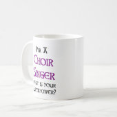 Chorgesang Kaffeetasse (Vorderseite Links)