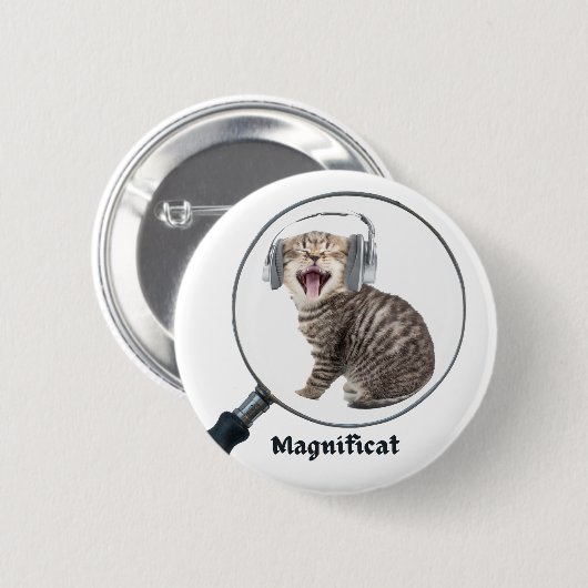 Chorgeschenke - Magnificat - Spaß Button (Vorne & Hinten)