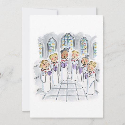 Chorist Einladung (Vorderseite)