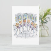 Chorist Einladung (Stehend Vorderseite)