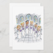 Chorist Einladung (Vorne/Hinten)