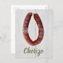 Chorizo Sausage Feiertagspostkarte