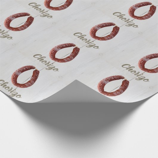 Chorizo Sausage Geschenkpapier (Ecke)