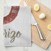 Chorizo Sausage Geschirrtuch (Viertel Falte)
