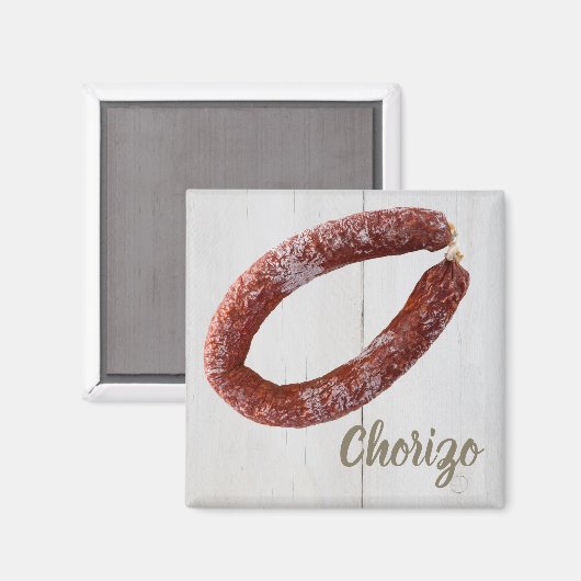 Chorizo Sausage Magnet (Vorderseite/Rückseite)