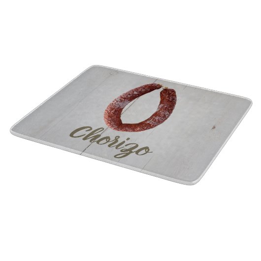 Chorizo Sausage Schneidebrett (Ecke)