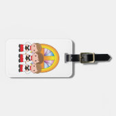 Chorjungen singen in Christlicher Gottesanbetung d Gepäckanhänger (Vorderseite horizontal)