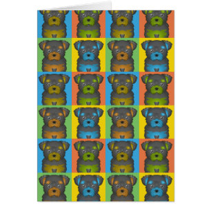 Chorkie HundeCartoon Pop-Kunst
