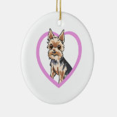 CHORKIE KERAMIKORNAMENT (Rechts)