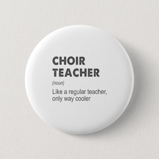 Chorlehrer Definition Lehrer Lehrerin F Button (Vorderseite)
