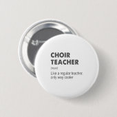 Chorlehrer Definition Lehrer Lehrerin F Button (Vorne & Hinten)