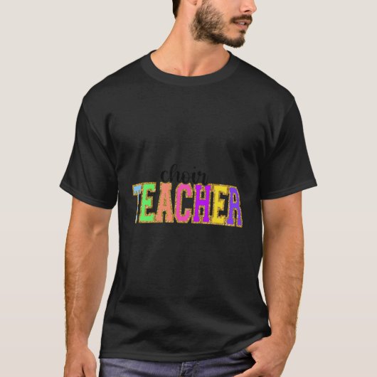 Chorlehrer Funny Back to School Worker Apprecive T-Shirt (Vorderseite)
