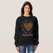 Chorlehrer Squad Admin Bewertung Woche Back T Sweatshirt (Vorne ganz)
