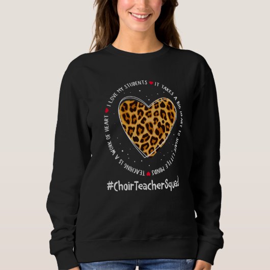 Chorlehrer Squad Admin Bewertung Woche Back T Sweatshirt (Vorderseite)