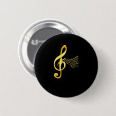 Chorleiter Clef Notes Chormusikchor Gif Button (Vorne & Hinten)