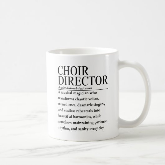 Chorleiter Kaffeetasse (Rechts)
