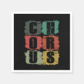 Chormitglied Chor Singer Chormusik Sing Geschenk Serviette (Vorderseite)