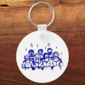 Chormitglieder/Sänger Schlüsselanhänger (Vorderseite)