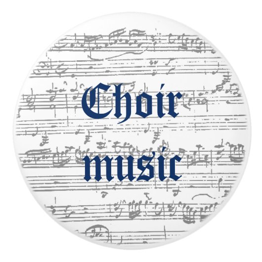 Chormusik-Keramik Keramikknauf (Vorderseite)