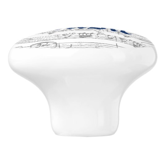 Chormusik-Keramik Keramikknauf (Seitenansicht)