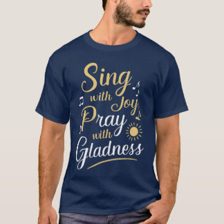 Chormusik Religiöser Gesang Glaubenbasierte Musik T-Shirt