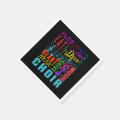 Chormusikchor Chormusikdirigent Geschenk Serviette (Ecke)