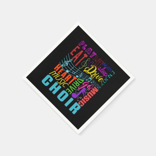 Chormusikchor Chormusikdirigent Geschenk Serviette (Ecke)