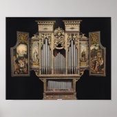 Chororgan mit offenen Tafeln Poster (Vorne)