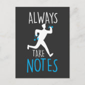 Chorsängerin Musical Orchestra Lover Postkarte (Vorderseite)