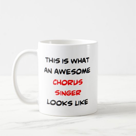 Chorsängerin, phantastisch kaffeetasse (Links)