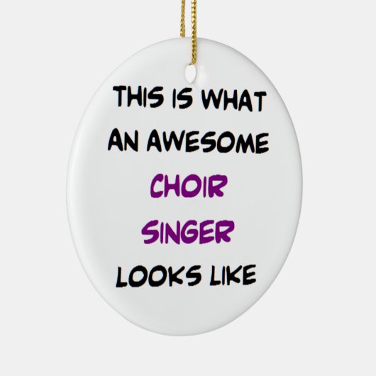 Chorsängerin, phantastisch keramik ornament (Rechts)