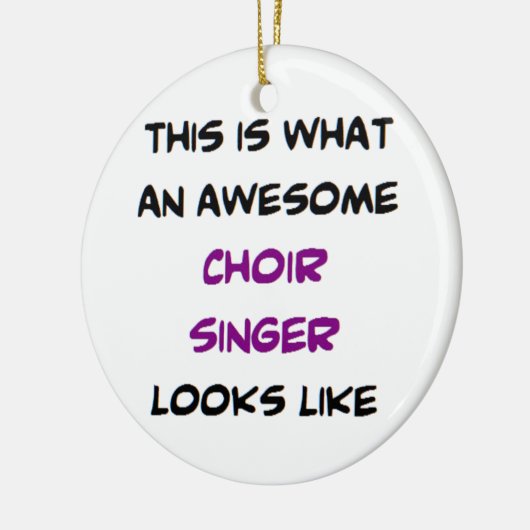 Chorsängerin, phantastisch keramik ornament (Links)