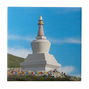 Chorten des Tagong-Klosters Fliese