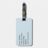 Chorten Kora - Ostbhutan, Himalaya, Asien Gepäckanhänger (Rückseite vertikal)