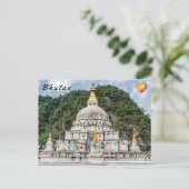 Chorten Kora - Ostbhutan, Himalaya, Asien Postkarte (Stehend Vorderseite)