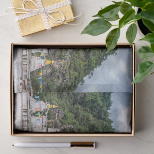Chorten Kora - Ostbhutan, Himalaya, Asien Seidenpapier (Geschenk)