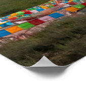 Chorten of Tagong Monastery Poster (Ecke)