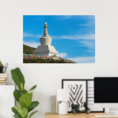 Chorten of Tagong Monastery Poster (Heimbüro)