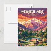 Chorugh-Park Tadschikistan Postkarte (Vorne/Hinten)