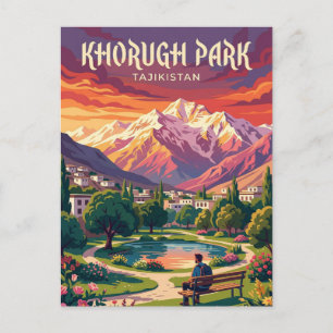 Chorugh-Park Tadschikistan Postkarte