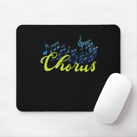 Chorus Choir Notes Leiter Chormusik Geschenk Mousepad (Mit Mouse)